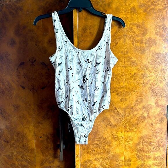 H&M X Coachella collection tattoo bodysuit - Picture 1 of 7
